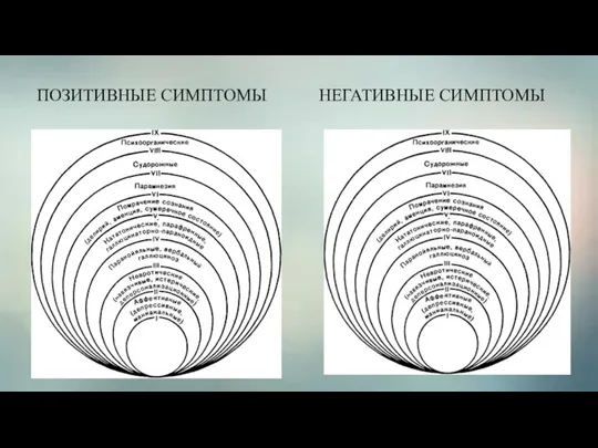 НЕГАТИВНЫЕ СИМПТОМЫ ПОЗИТИВНЫЕ СИМПТОМЫ