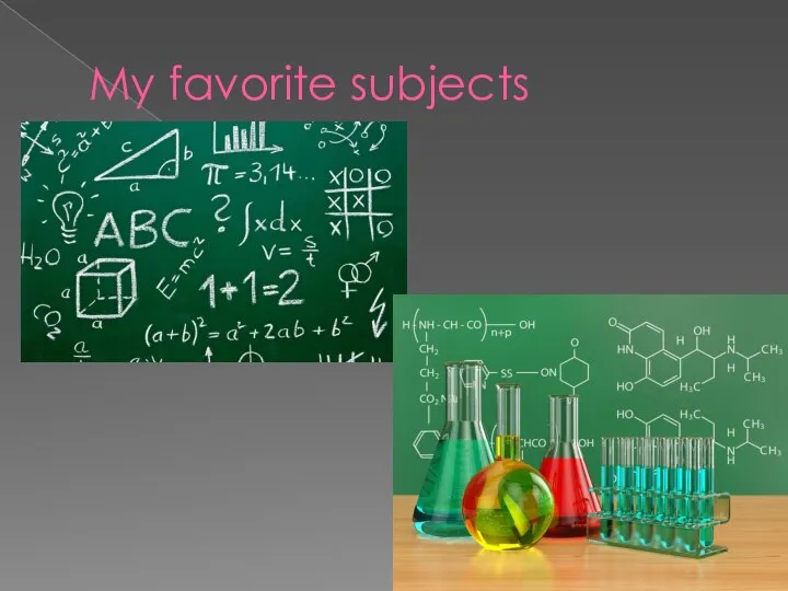 My favorite subjects