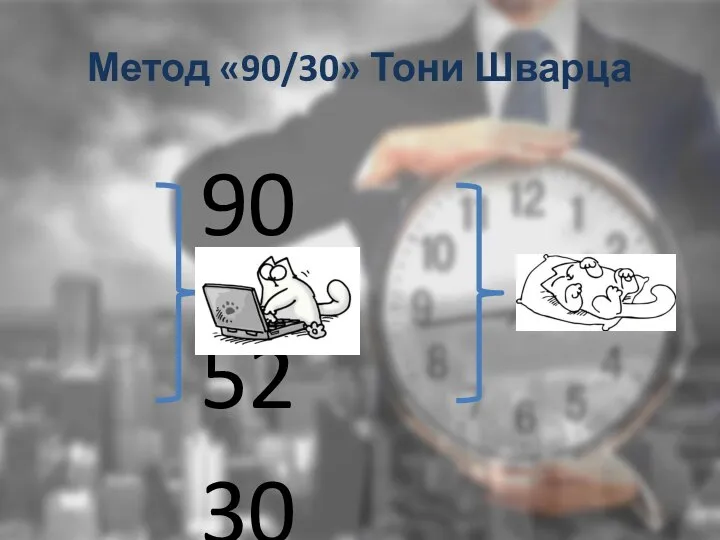 Метод «90/30» Тони Шварца 90 52 30 17