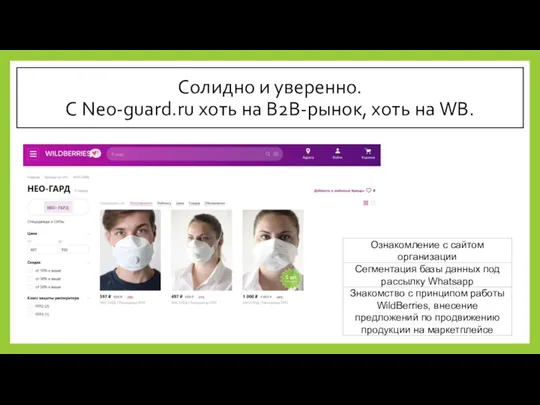 Солидно и уверенно. С Neo-guard.ru хоть на B2B-рынок, хоть на WB.