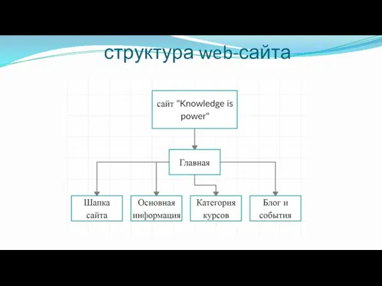 структура web-сайта