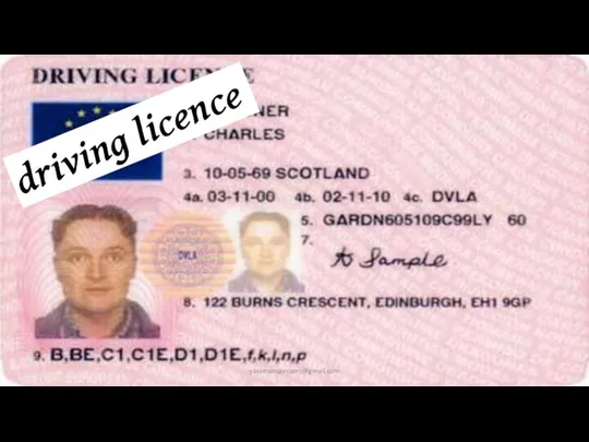 yasamansamsami@gmail.com driving licence