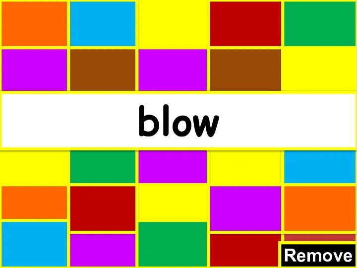 Remove blow
