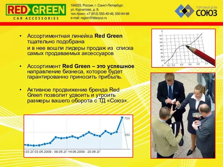 Ассортиментная линейка Red Green тщательно подобрана и в нее вошли лидеры продаж