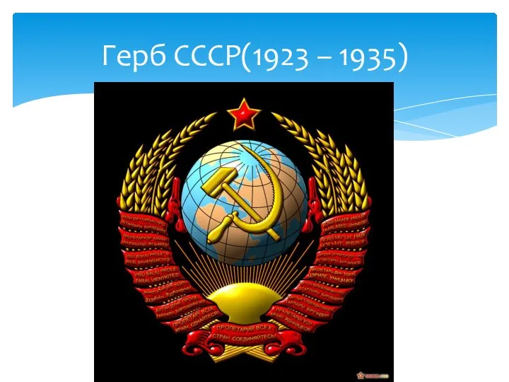Герб СССР(1923 – 1935)