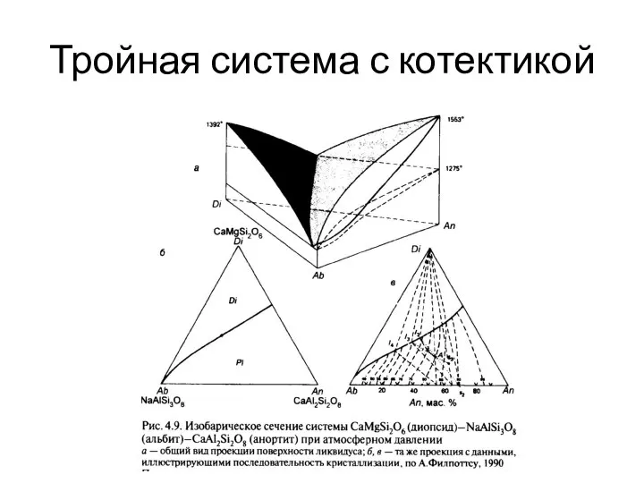 Тройная система с котектикой