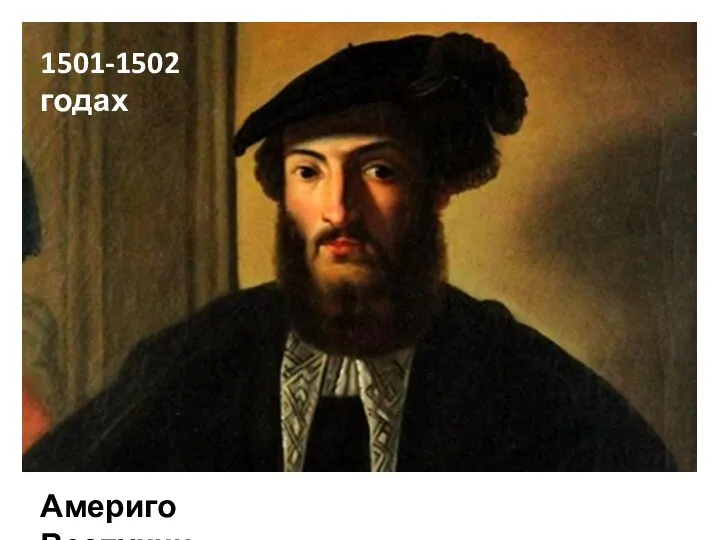 Америго Веспуччи 1501-1502 годах