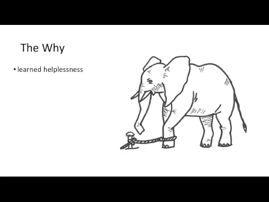 The Why learned helplessness
