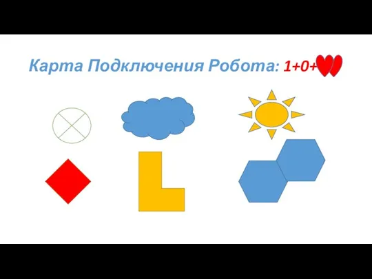 Карта Подключения Робота: 1+0++