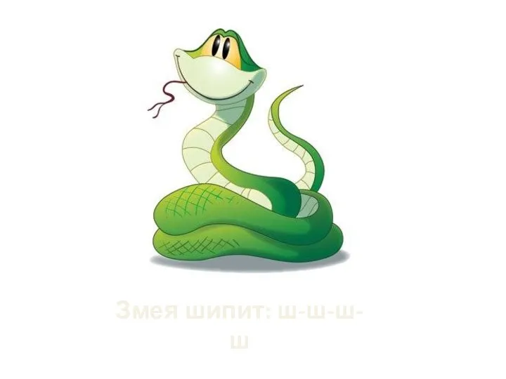 Змея шипит: ш-ш-ш-ш