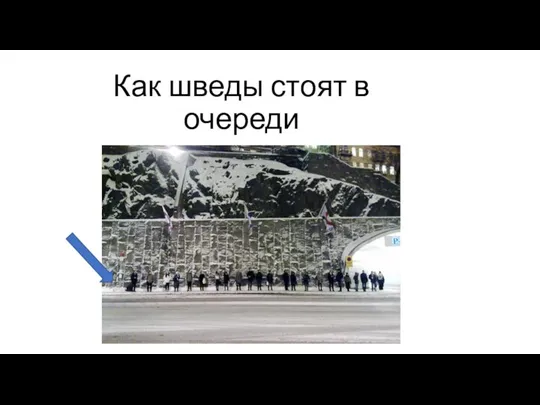 Как шведы стоят в очереди