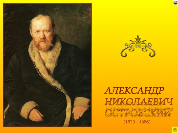 (1823 - 1886) АЛЕКСАНДР НИКОЛАЕВИЧ ОСТРОВСКИЙ