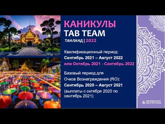 Квалификационный период: Сентябрь 2021 – Август 2022 или Октябрь 2021 - Сентябрь