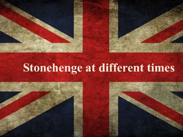 Stonehenge at different times