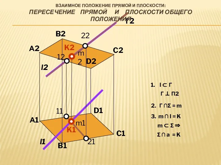 А2 B2 C2 D2 D1 C1 B1 А1 l2 l1 K1 K2