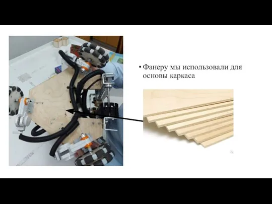Фанеру мы использовали для основы каркаса
