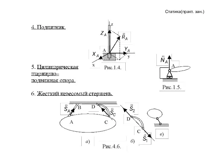 Статика(практ. зан.)