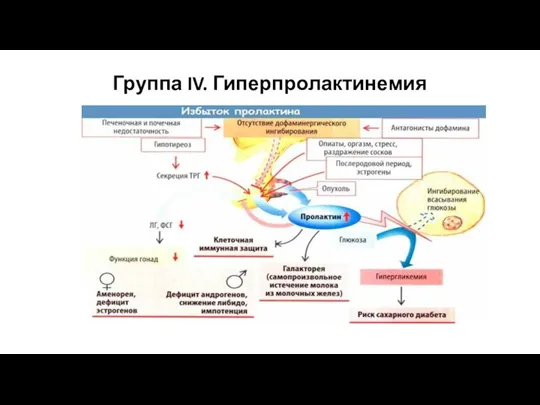 Группа IV. Гиперпролактинемия