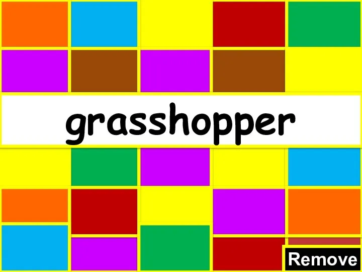 Remove grasshopper