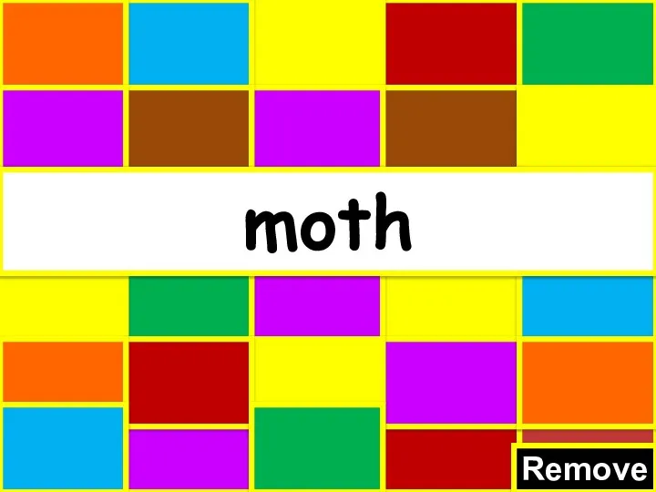 Remove moth