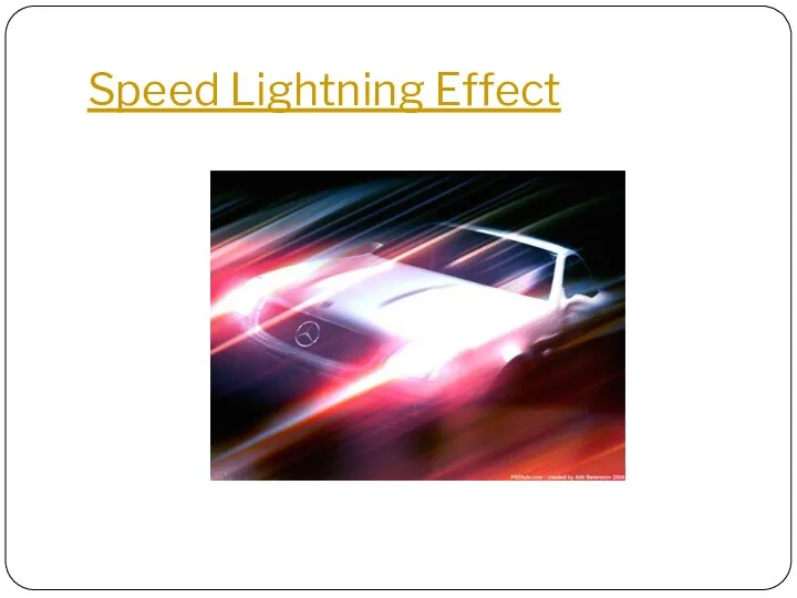 Speed Lightning Effect
