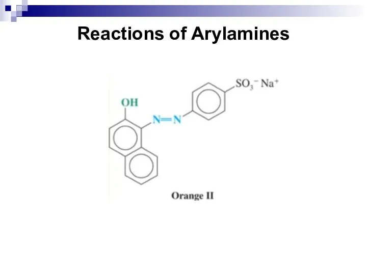 Reactions of Arylamines
