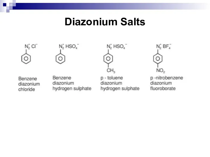 Diazonium Salts