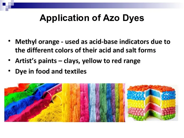 Application of Azo Dyes