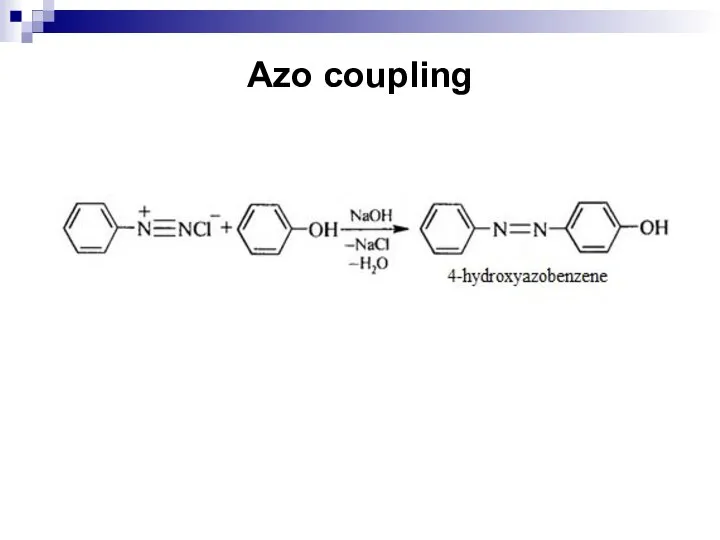 Azo coupling