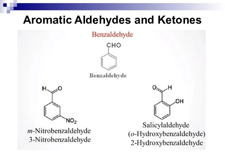 Aromatic Aldehydes and Ketones