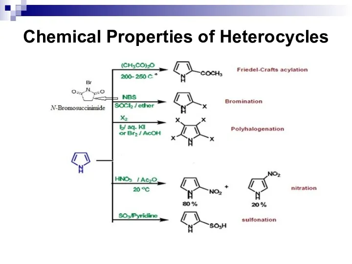 Chemical Properties of Heterocycles