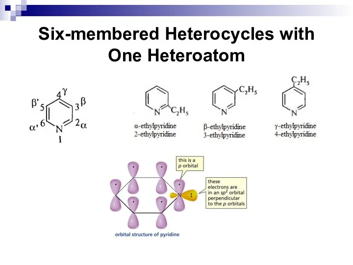 Six-membered Heterocycles with One Heteroatom