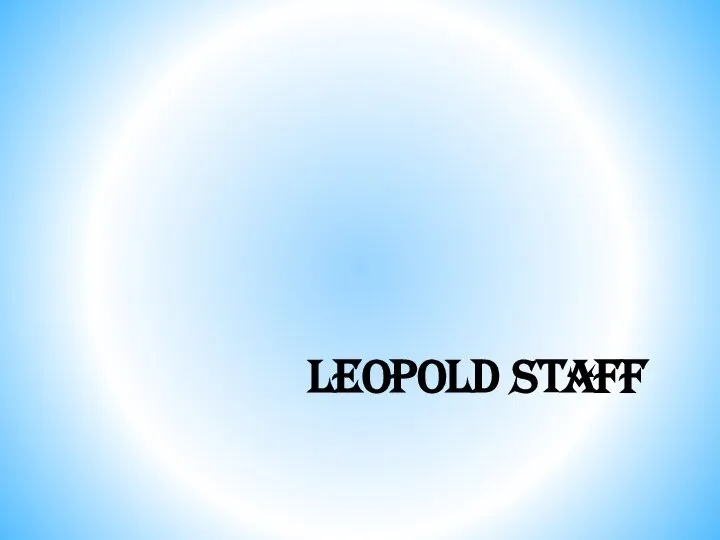 Leopold Staff