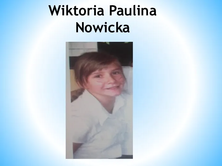 Wiktoria Paulina Nowicka