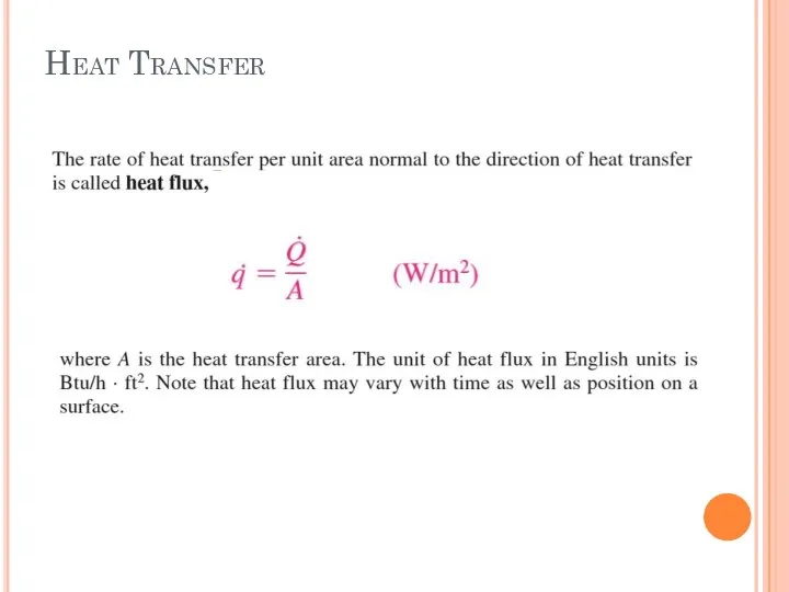 Heat Transfer