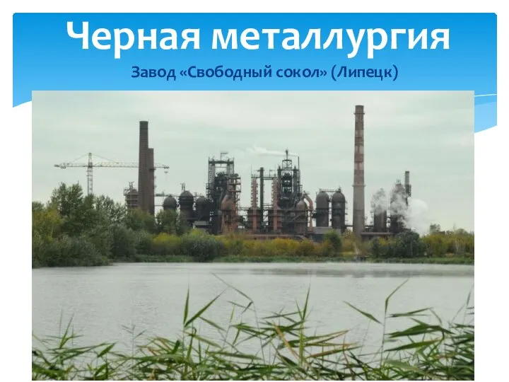 Завод «Свободный сокол» (Липецк) Черная металлургия