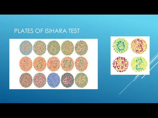 PLATES OF ISIHARA TEST