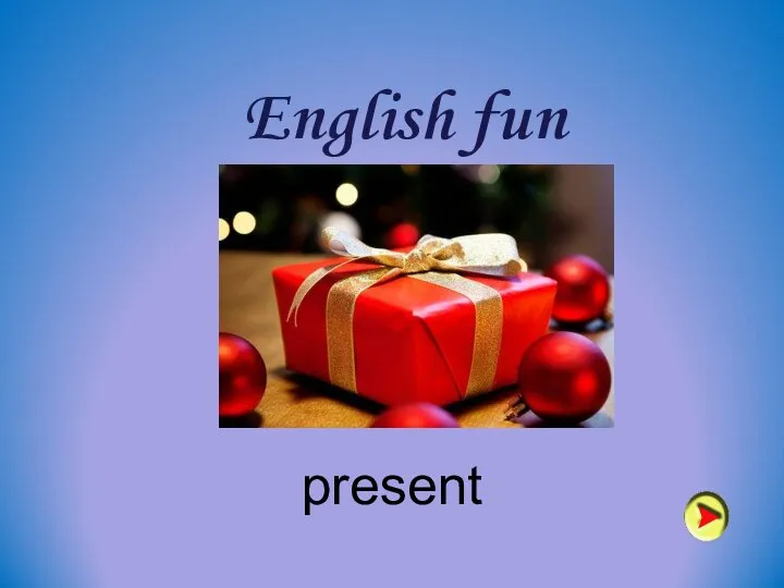 English fun present