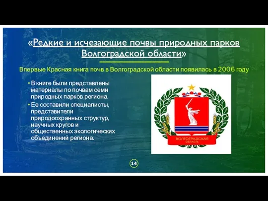 Впервые Красная книга почв в Волгоградской области появилась в 2006 году В
