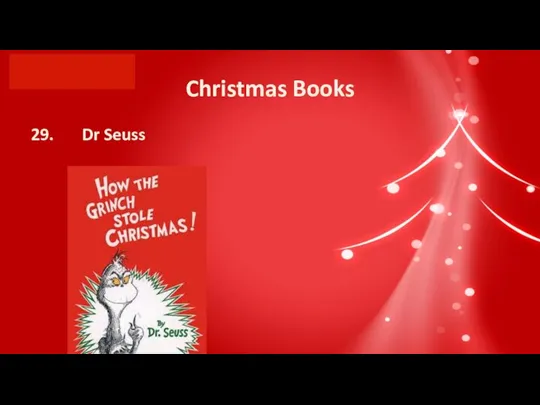 Christmas Books 29. Dr Seuss