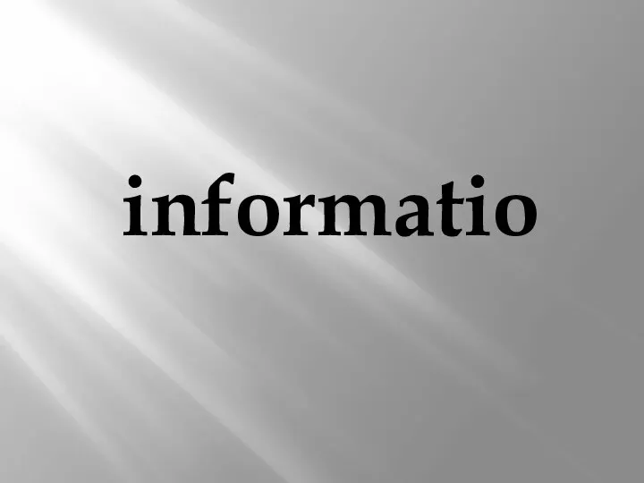 informatio