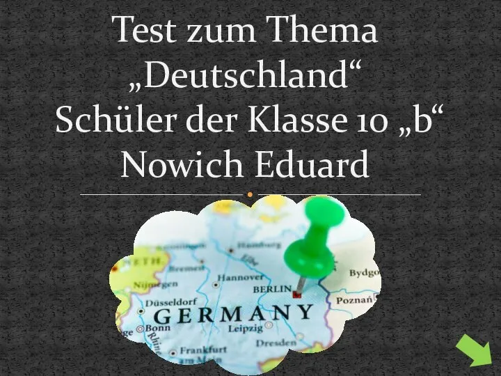 Test zum Thema „Deutschland“