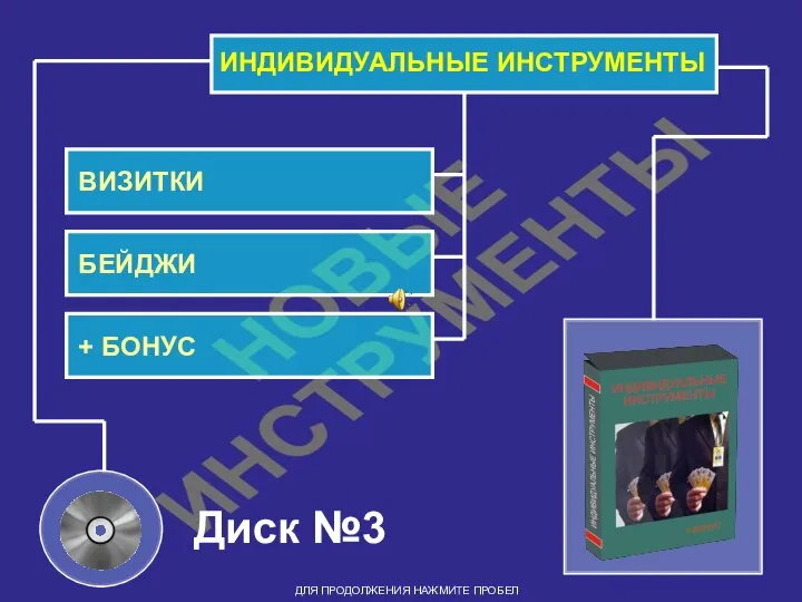 Диск №3 ДЛЯ ПРОДОЛЖЕНИЯ НАЖМИТЕ ПРОБЕЛ