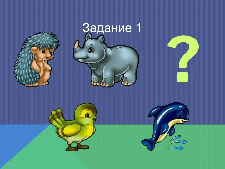 Задание 1 ?