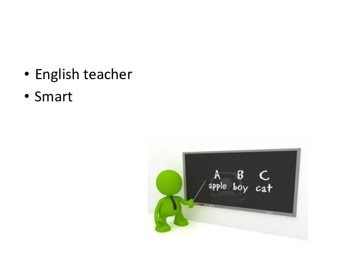 English teacher Smart