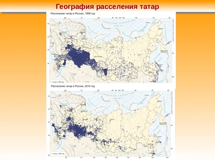 География расселения татар