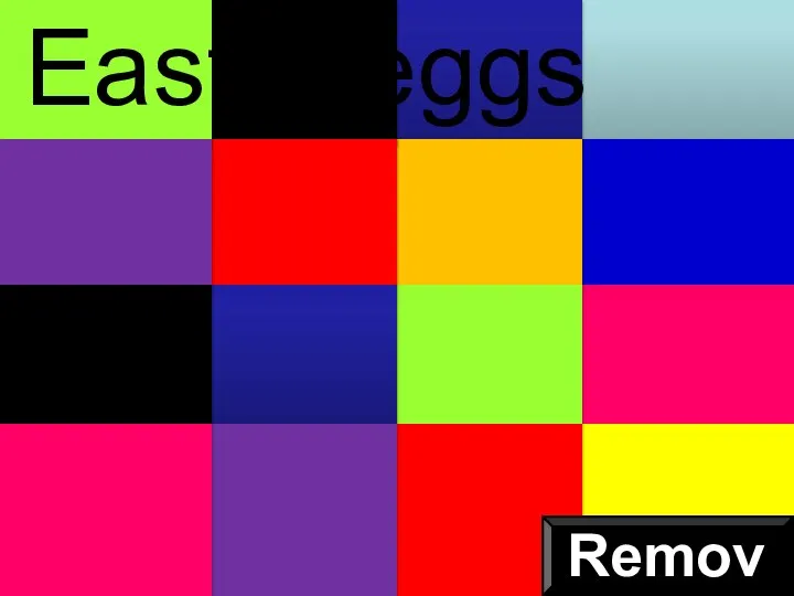 Remove Easter eggs
