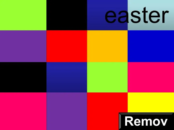 Remove easter