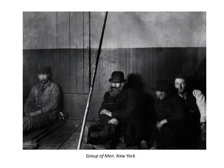 Group of Men. New York