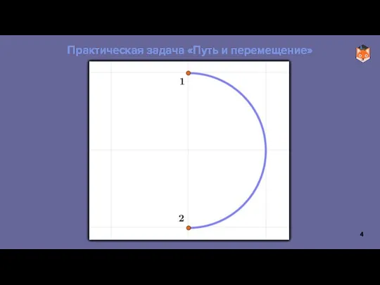 Практическая задача «Путь и перемещение»